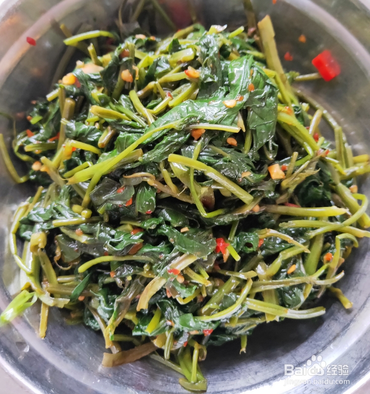 怎么吃都不腻的凉拌空心菜