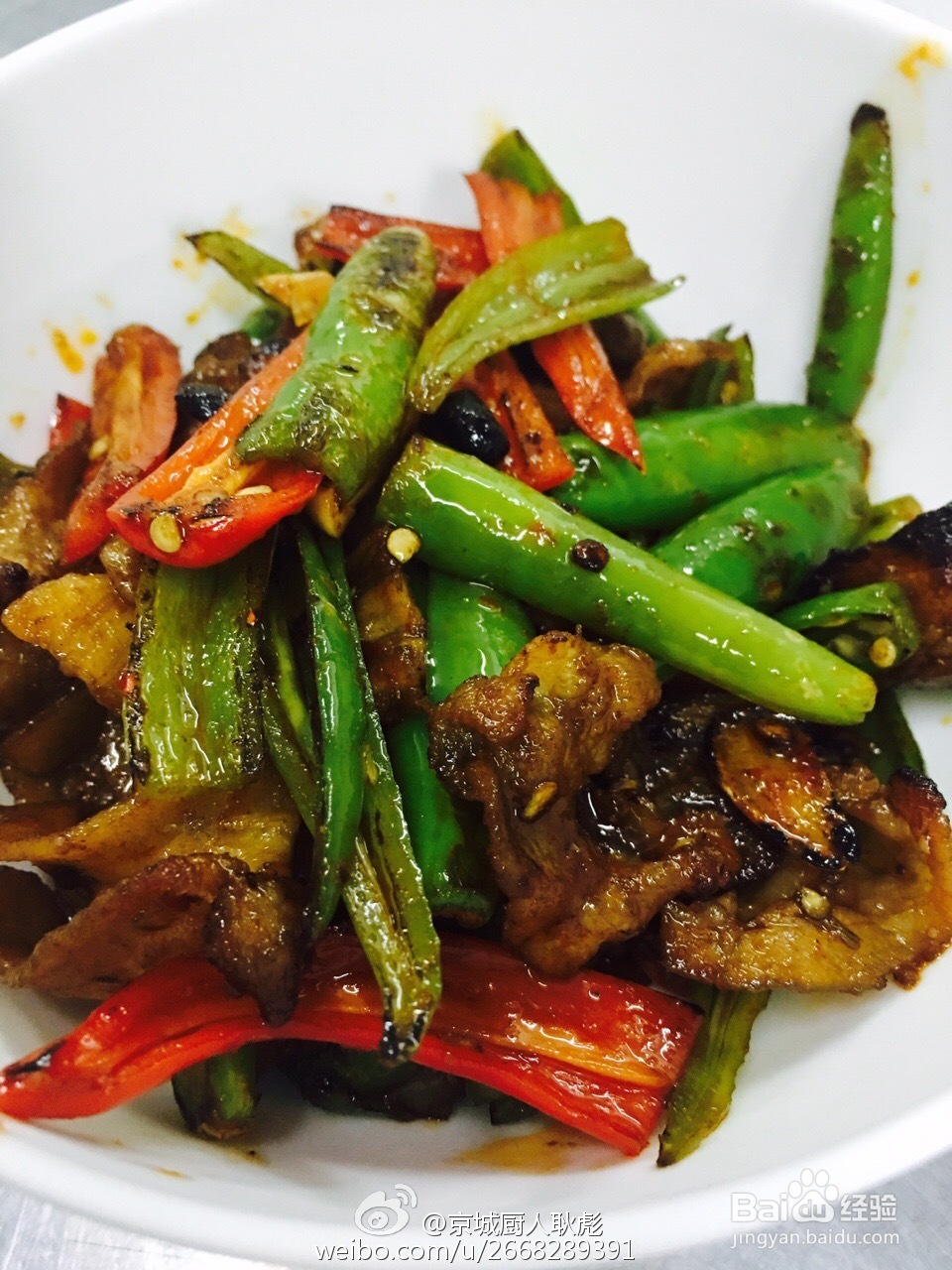 农家小炒肉的做法