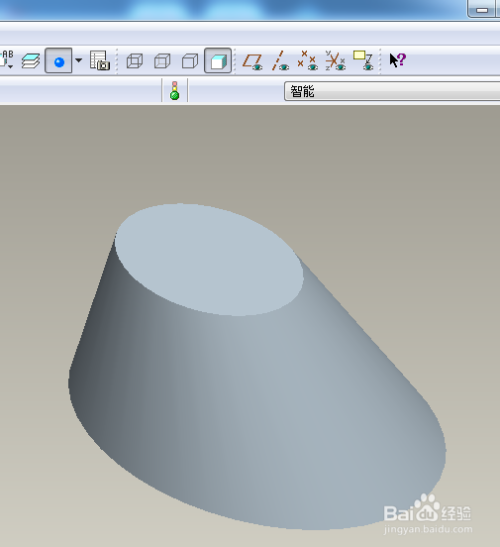 proe三维训练一百八十五之插入直斜圆台