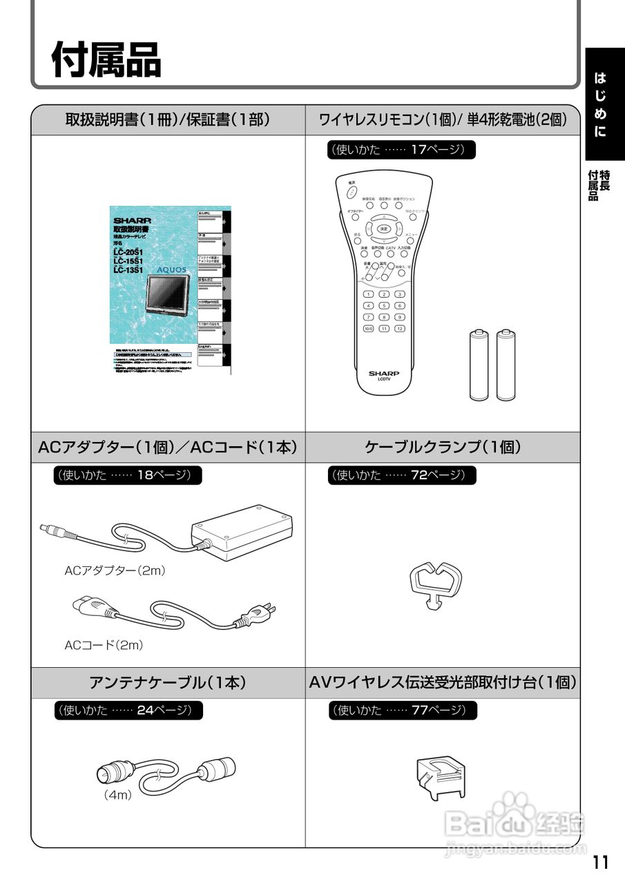 SHARP LC-20S1显示器说明书:[2]