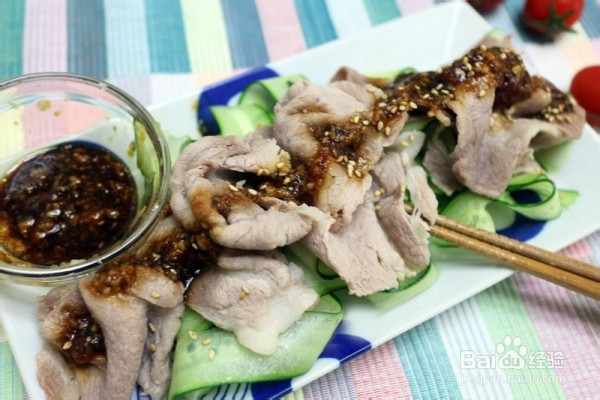 蒜泥白肉的做法