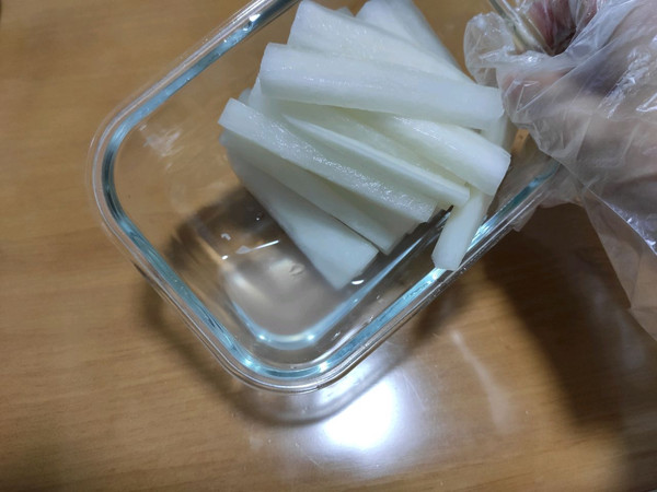 快手韩式萝卜泡菜