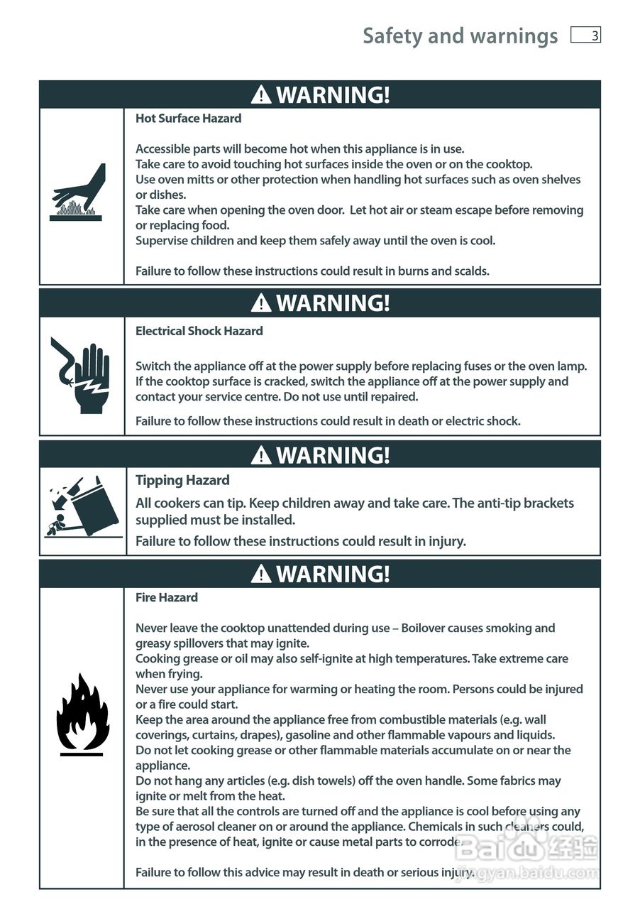 斐雪派克OR61S8CEWSW2多功能电炉说明书:[1]