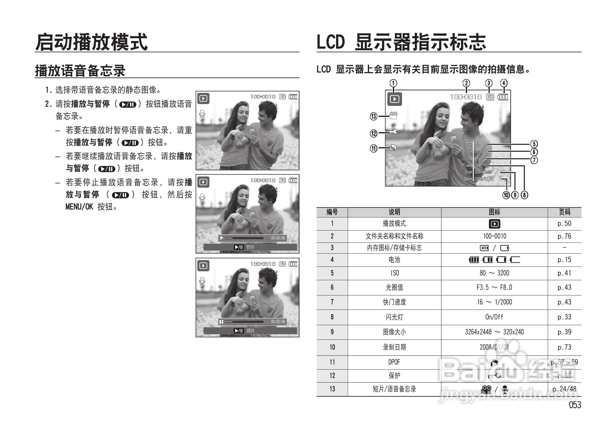 三星NV33数码相机使用说明书:[6]