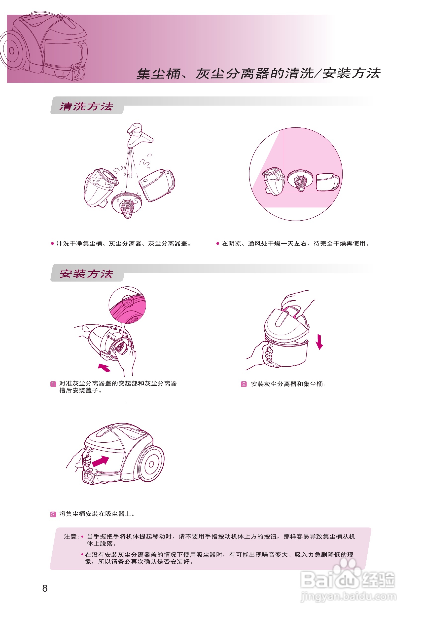 LG VC3016GHTV吸尘器说明书:[1]