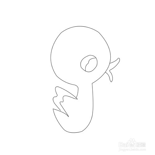 如何画小鸭子简笔画