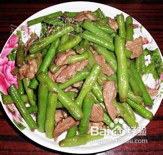 蒜蓉豇豆炒肉