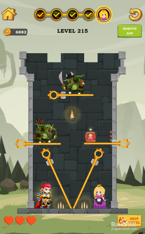 Little Heroes Rescue的Level 215怎样通关