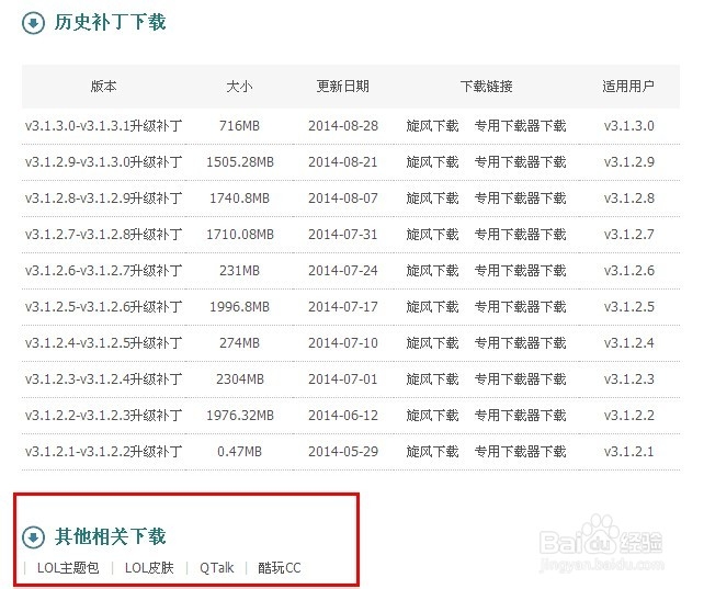 英雄联盟lol的最新客户端及补丁下载方法