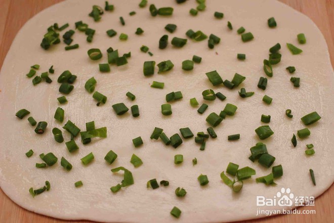 小香葱香肠花卷