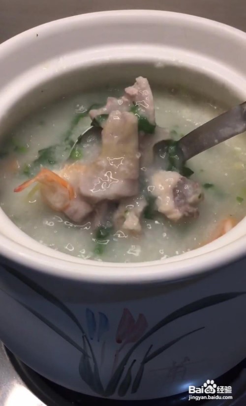 鲜虾滑鸡粥的做法