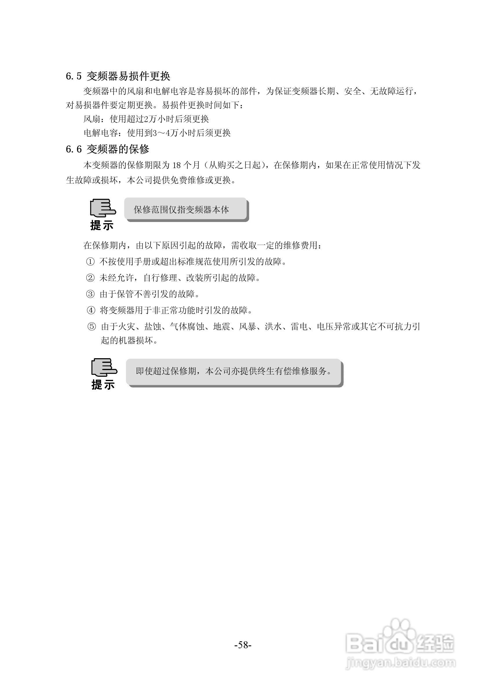 沃森VSI100-G2S0004变频器使用说明书:[6]