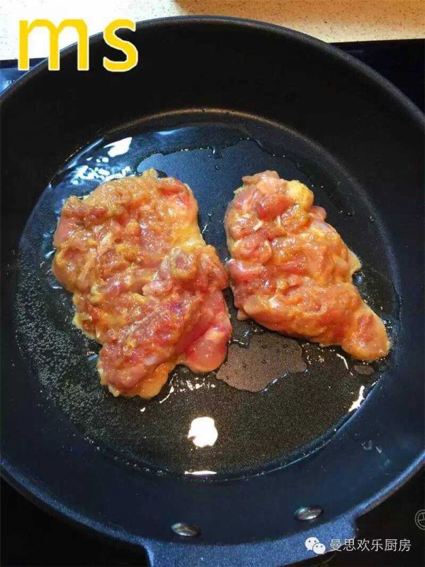 葱香黑胡椒鸡腿