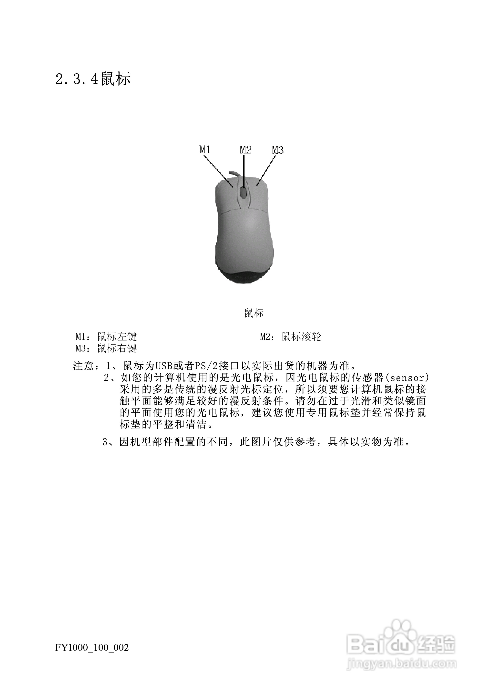 方正电脑飞越1000系列机型说明书:[2]