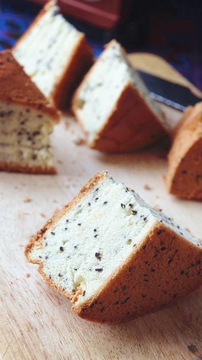 黑芝麻戚风蛋糕