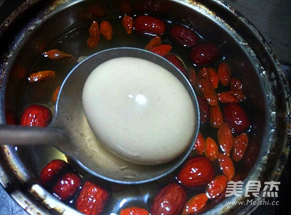 红枣圆肉煮鸡蛋