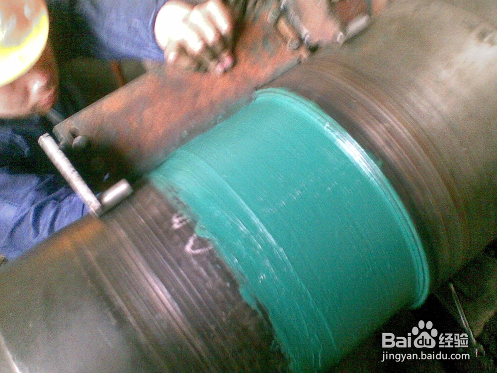 干燥机主轴轴颈磨损的现场修复步骤