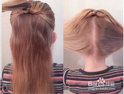 女孩心形爱心发型编发