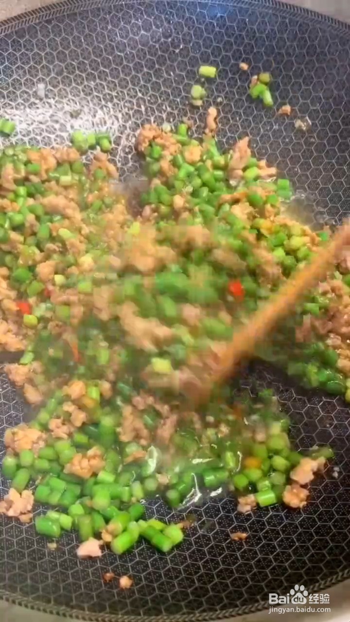 怎么做蒜苔炒肉末