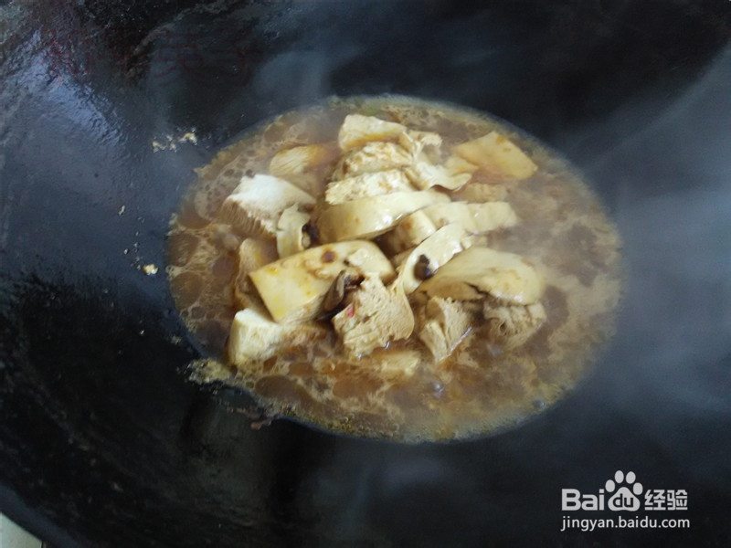家常菜酱烧冻豆腐