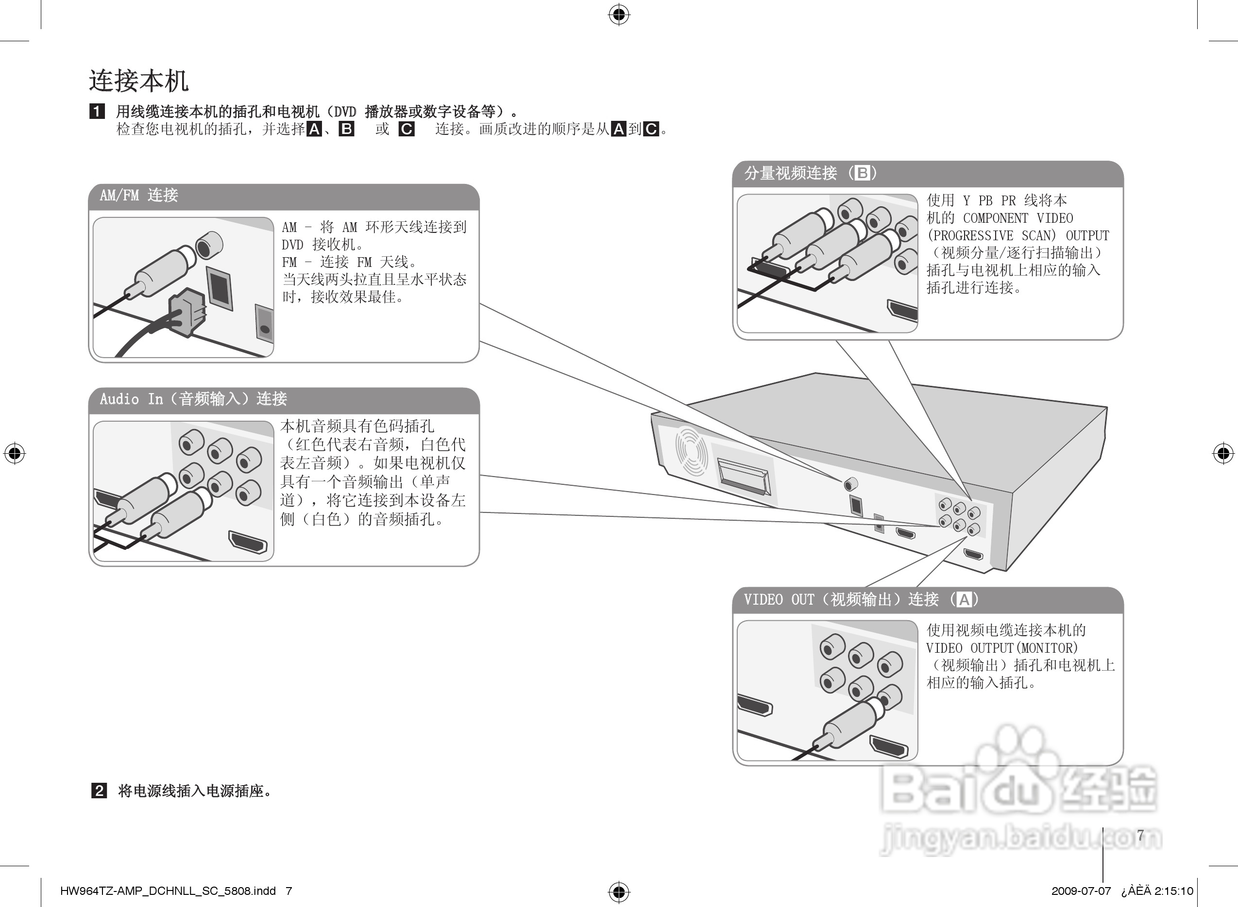 LG HW964PZ家庭影院使用说明书:[1]