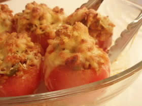 奶酪番茄焗肉的做法