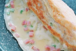 健康养生佳品火腿芝士鸡蛋卷的做法