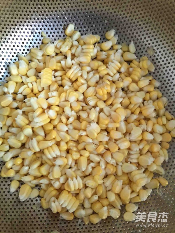 虾米玉米烙的做法