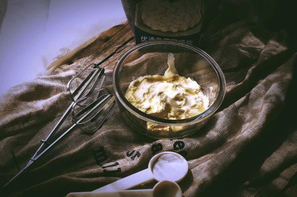 奶油水果可丽饼