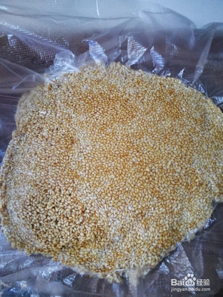 芝麻片的做法