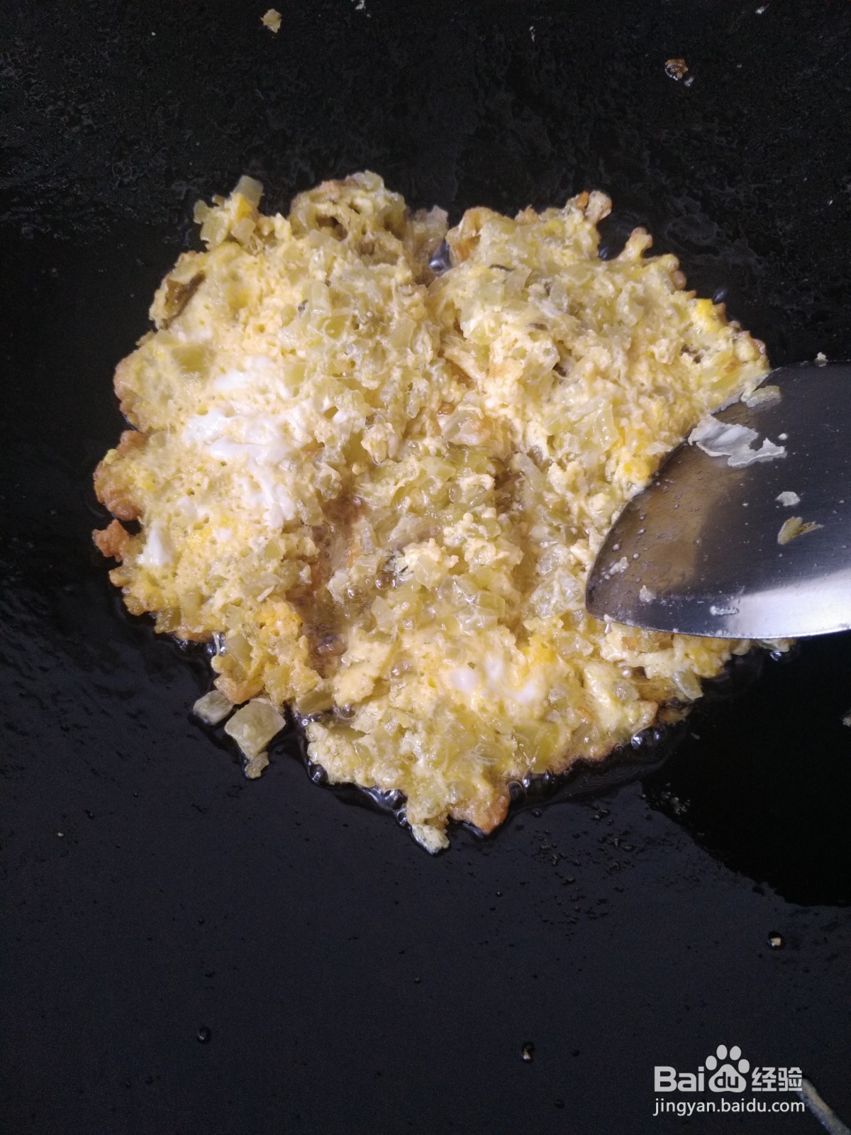 咸菜末煎鸡蛋
