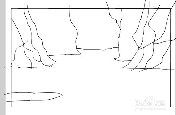 flash绘制河谷的场景