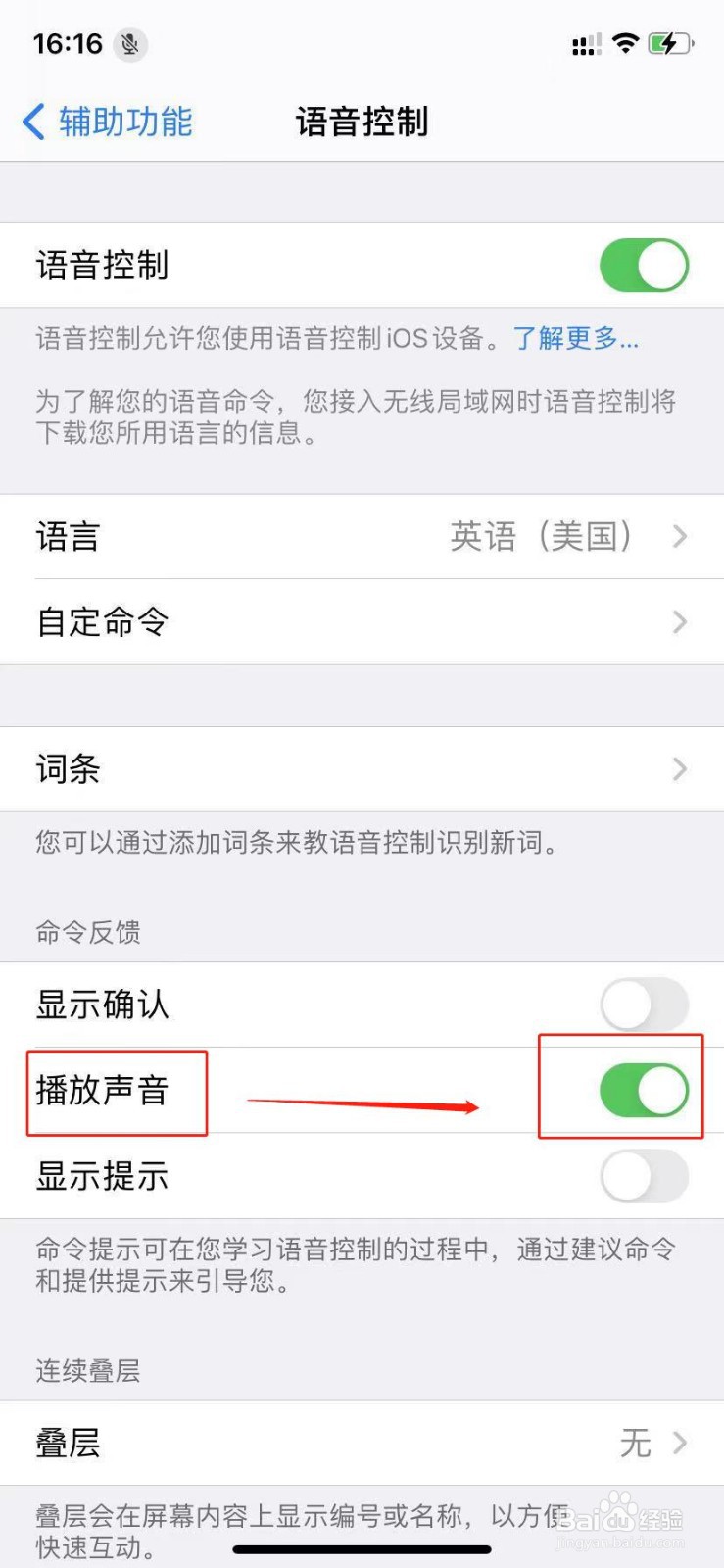 苹果11怎么开启语音控制播放声音