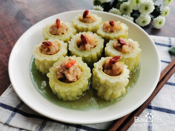 苦瓜酿肉的做法