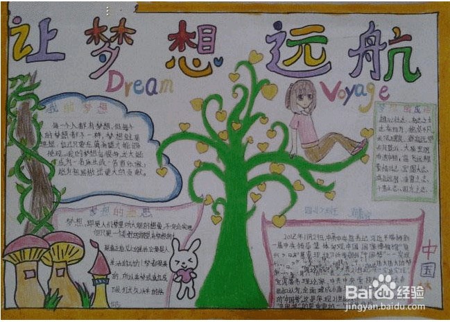 关于理想的手抄报