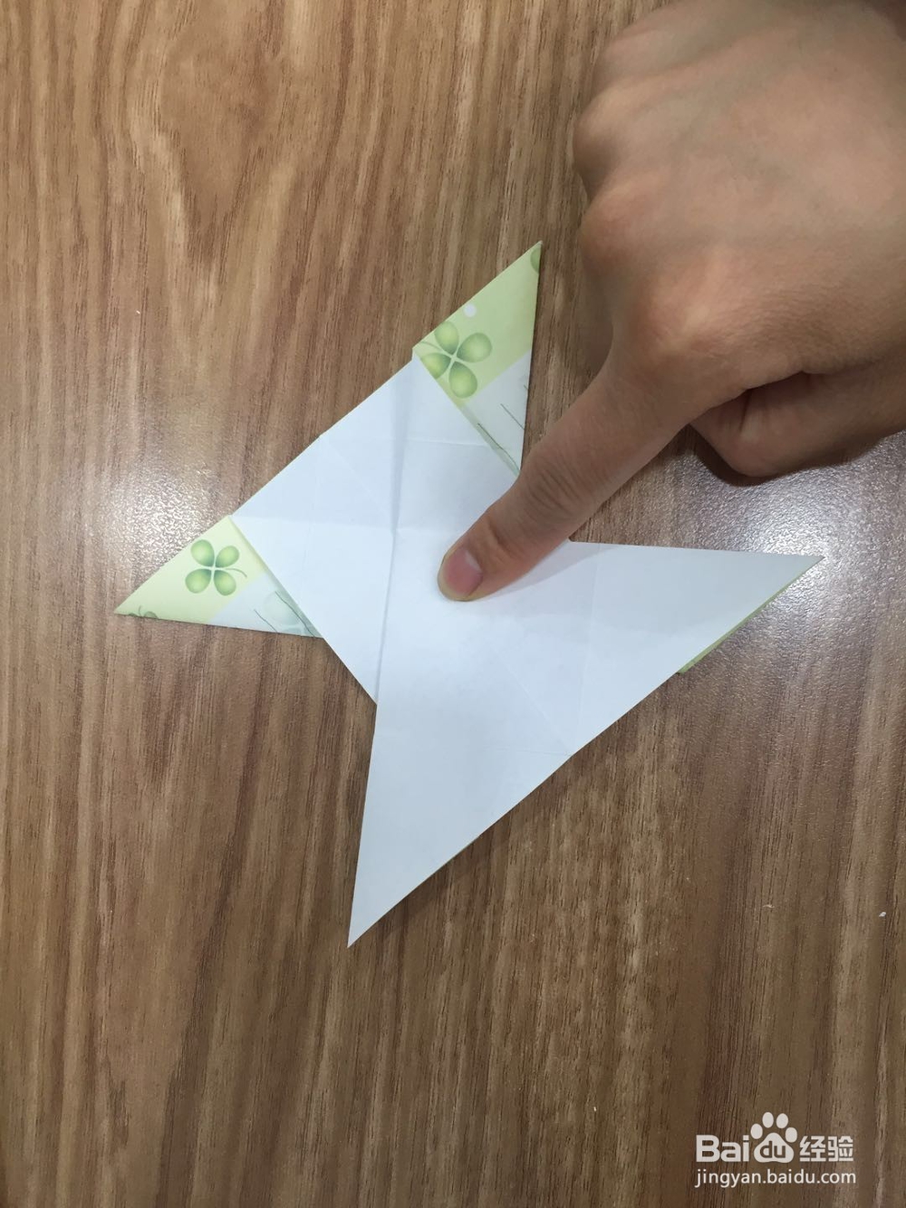 信纸花样的折法-双方形