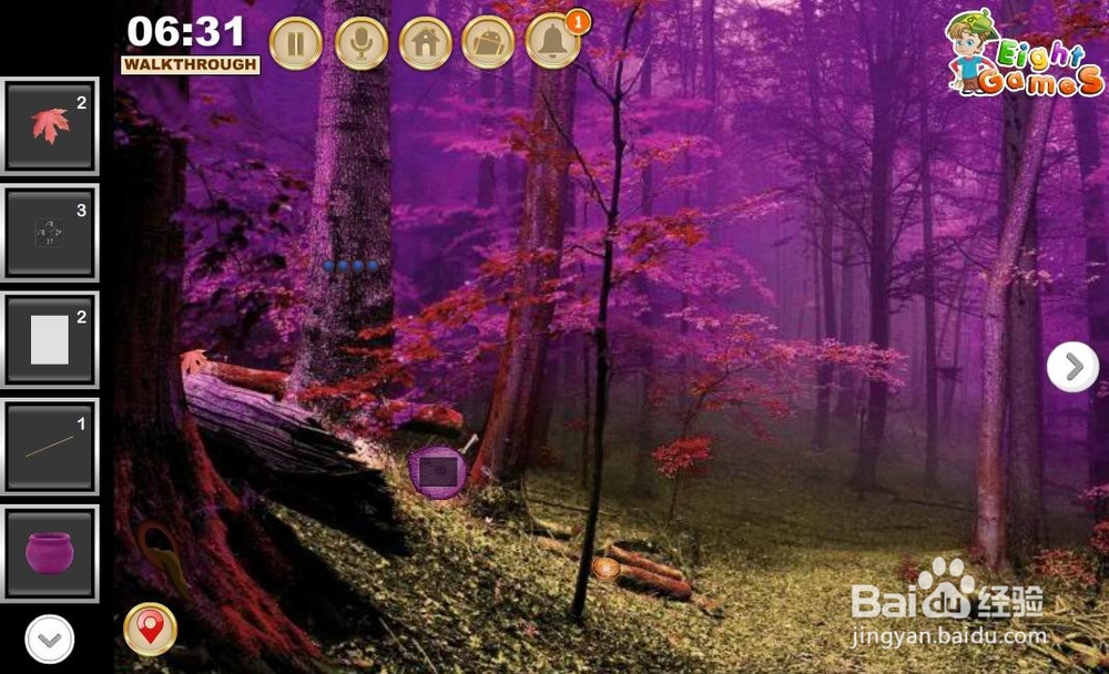 粉红色森林逃脱游戏攻略