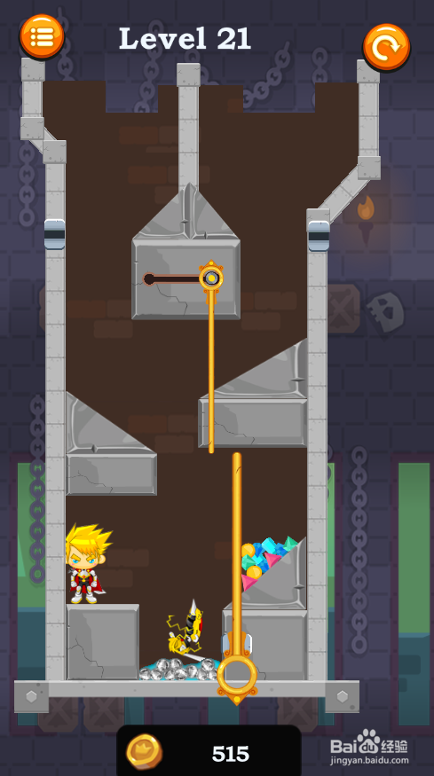 如何通过Caio Hero Rescue的Level 21?