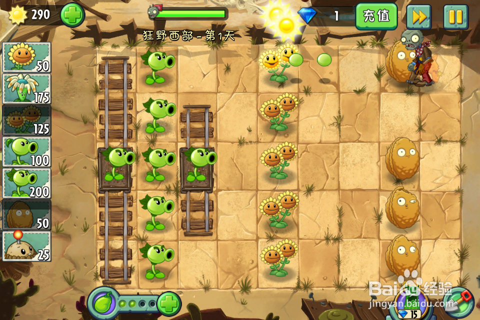 植物大战僵尸2：第1天（狂野西部）