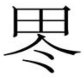 上面一个田字下面一个仒字，是什么字