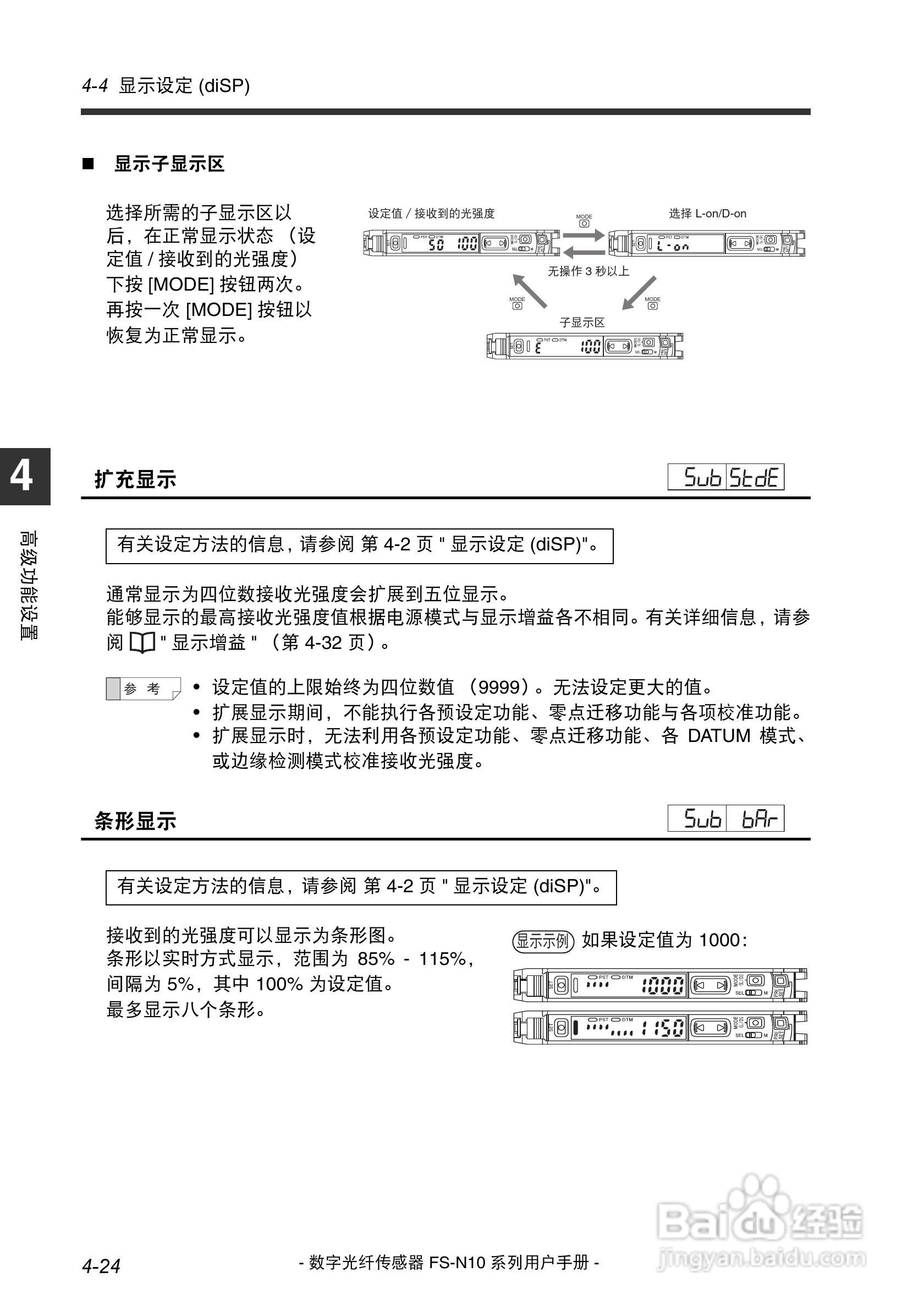 基恩士FS-N10数字光纤传感器用户手册:[7]