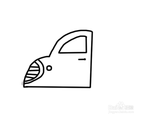 车辆简笔画:皮卡