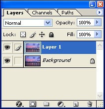 使用Photoshop绘制海滨城市夜景灯光图