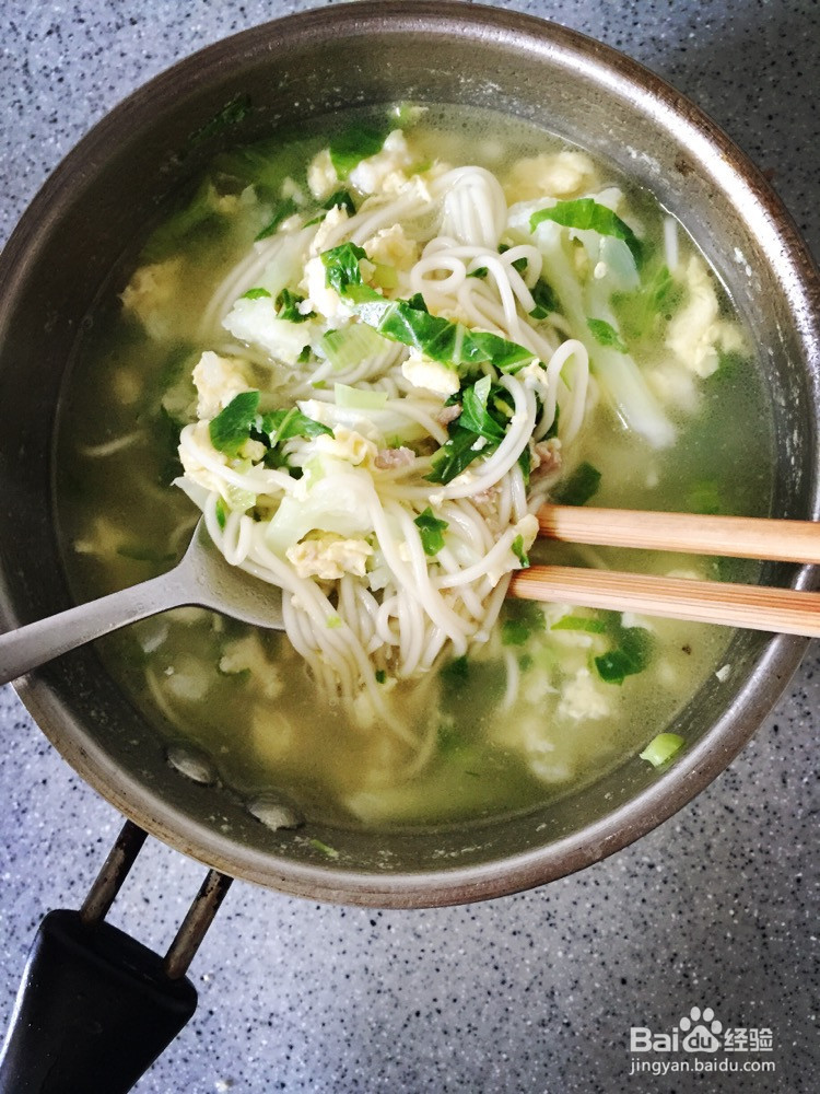 虾肉菜泡饭的做法