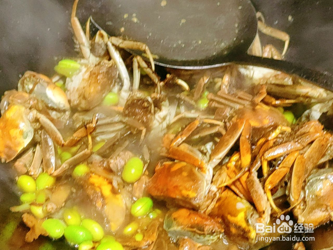毛豆面拖蟹的做法