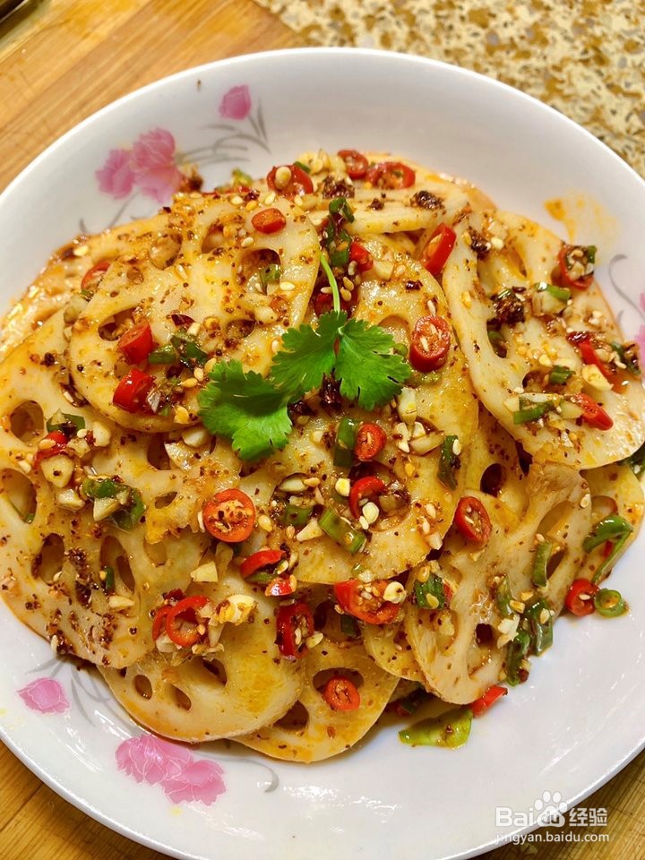 红油藕片的做法