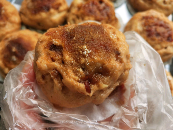 红枣核桃红糖馒头