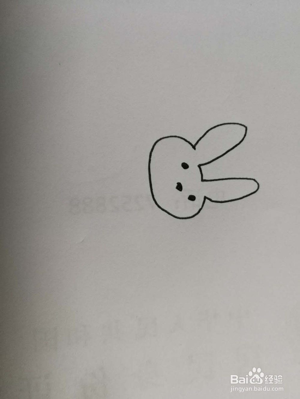 简笔画抱着萝卜的兔子