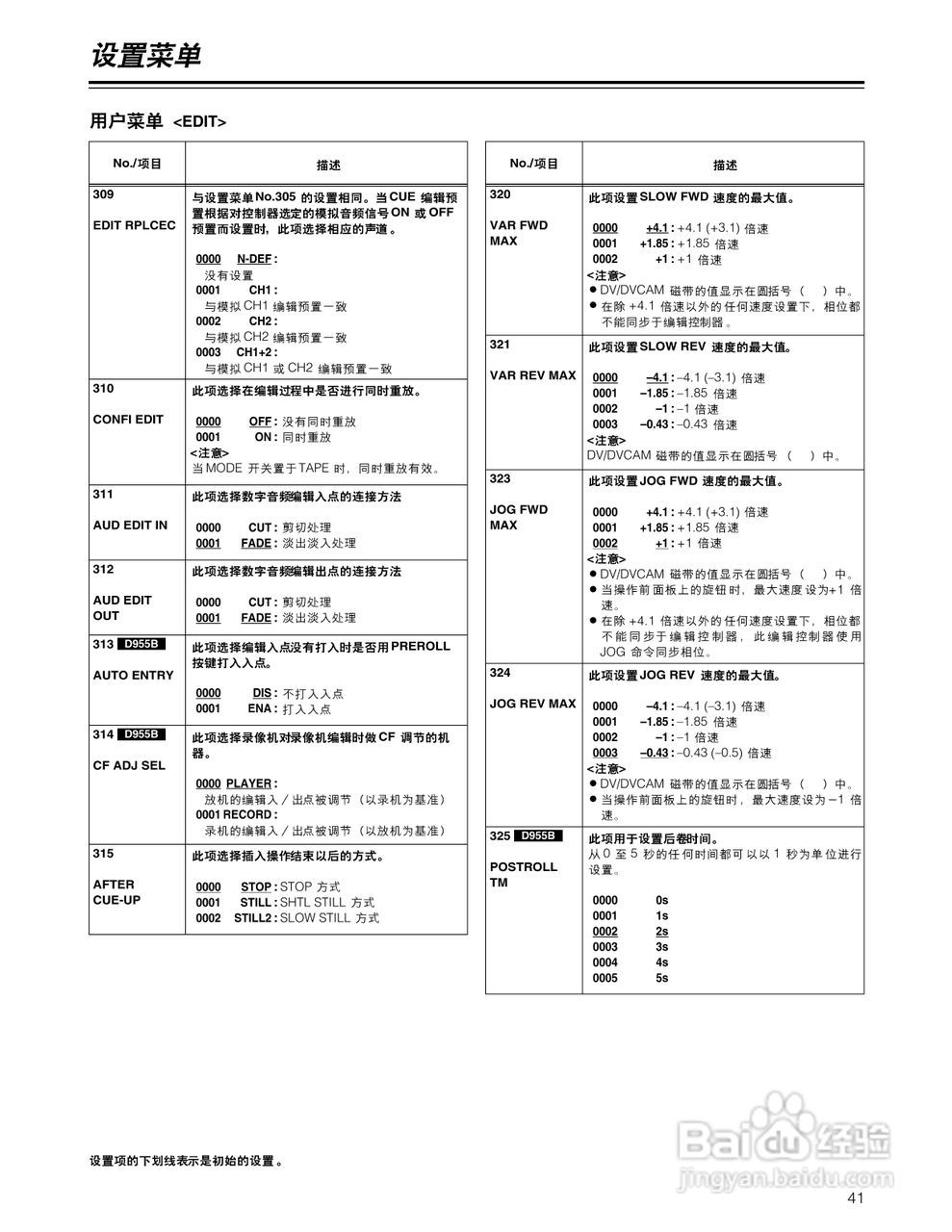 松下AJ-D930BMC数码摄像机说明书:[5]