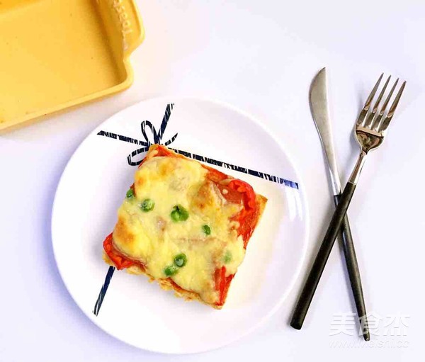 吐司培根披萨